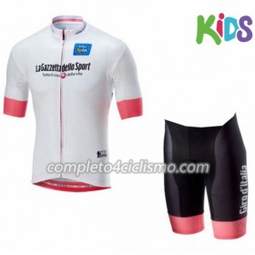 Bambino Maglia Bianca + Pantaloncino 2018 Giro d'Italia